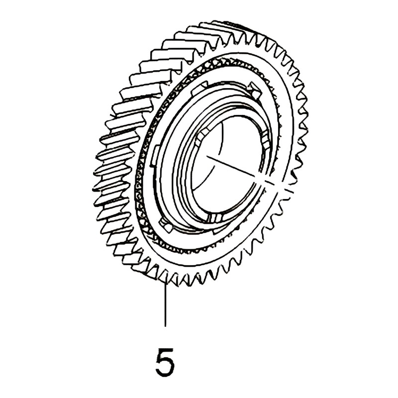 Koło zębate skrzyni biegów 55575877 (Astra K)