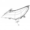 Wspornik reflektora 39013261 (Astra K)