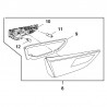 Lampa tylna lewa 39098788 (Astra K)