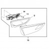 Lampa tylna lewa 39098794 (Astra K)