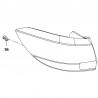 Uchwyt, spinka lampy tylnej 39002553 (Astra K)