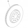 Tarcza hamulcowa przednia 1686327080 (Astra K)