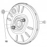 Uszczelka serwa hamulcowego hamulcowego 93168725 (Astra K)