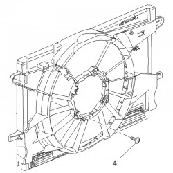 Śruba wentylatora chłodnicy 13378495 (Astra K)