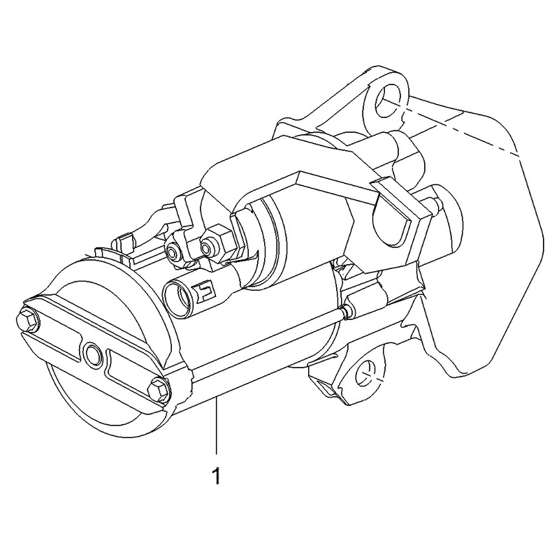 Rozrusznik silnika 55515481 (Astra K)