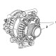 Alternator 130A 13522659 (Astra K)
