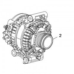 Sprzęgło alternatora 12674910 (Astra K)