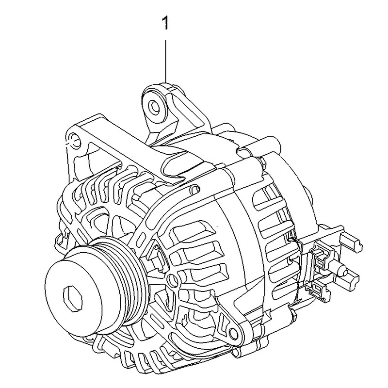 Alternator 170A 95530276 (Astra K)