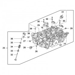 Głowica silnika 1.0L 95522465 (Adam, Astra K)