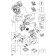 Silnik klapy mieszania powietrza 93186133 (Zafira B)