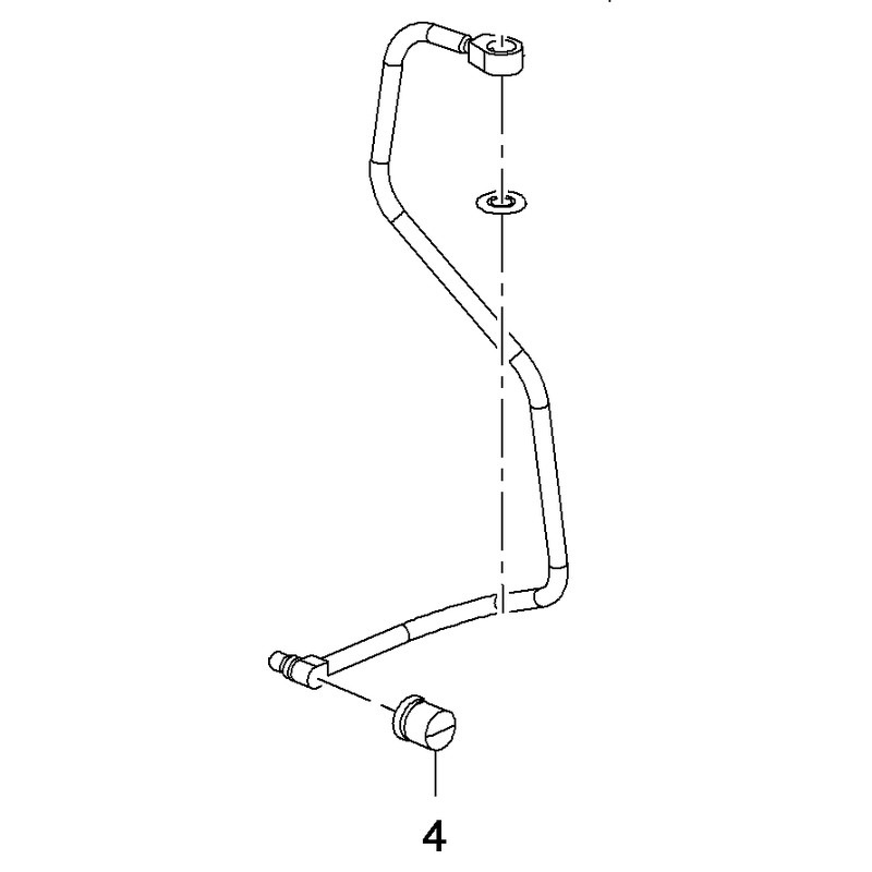 Spinka przewodu olejowego 12671700 (Adam, Astra K, Corsa E, Insignia B, Mokka)