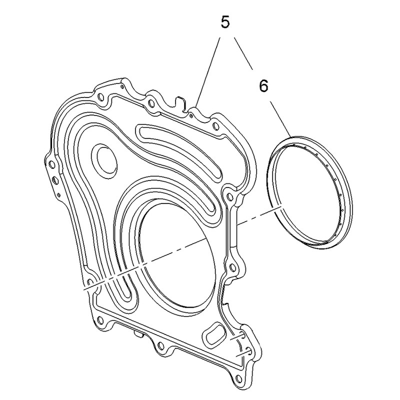 Pokrywa tylna rozrządu 1.2L 55514589 (Astra K)