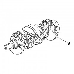 Wał korbowy 12645578 (Astra K)