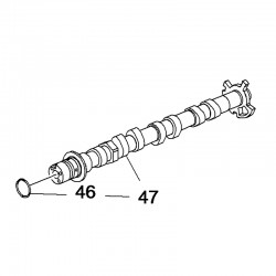 Wałek rozrządu wydechowy 12675778 (Astra K)