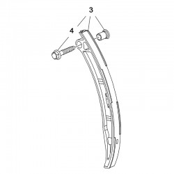 Ślizg, prowadnica łańcucha rozrządu 1.4L 12669181 (Astra K)