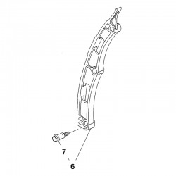 Ślizg, prowadnica łańcucha rozrządu 1.4L 12669182 (Astra K)