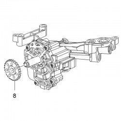 Koło zębate pompy oleju 12656072 (Astra K, Insignia B, Mokka)