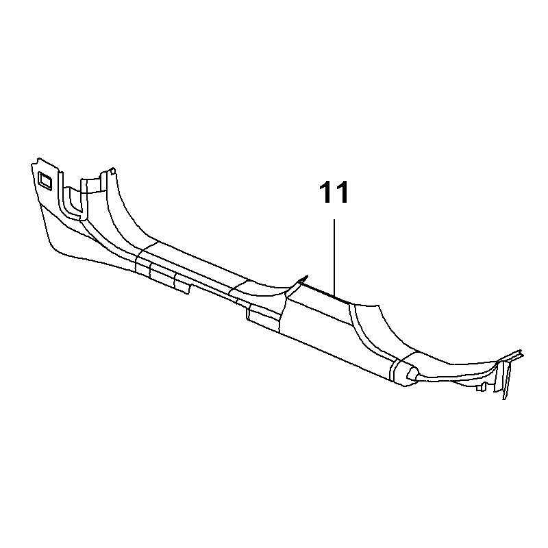 Listwa progu 22956156 (Insignia A)