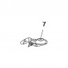 Wspornik mocowanie prawe absorbera dolnego 13271699 (Insignia A)