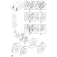 Zestaw hamulcowy przedni tarcze+klocki 1682888880 (Astra G, H, Corsa C, Combo C, Zafira A, B)